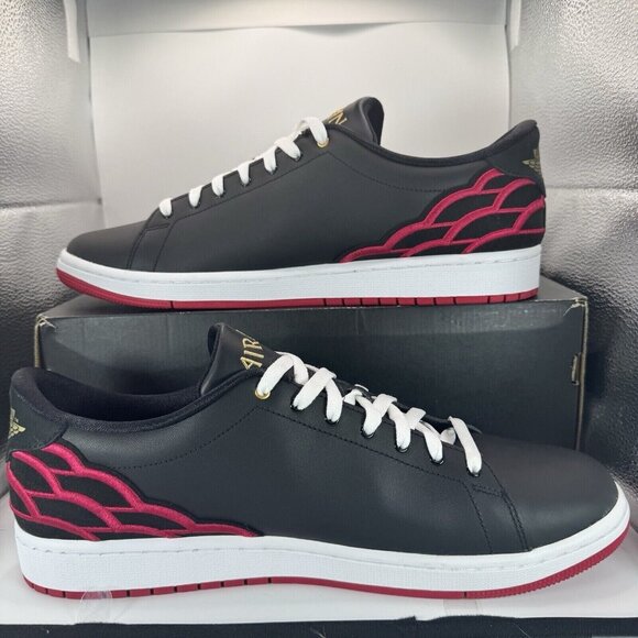 Nike Air Jordan 1 Centre Court Black Red DQ8577-001 US M 10.5 / W 12 - Picture 3 of 10